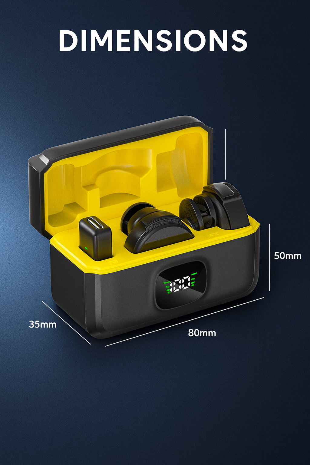 Wireless Lavalier Microphone – Noise Cancelling (iOS/Type-C)