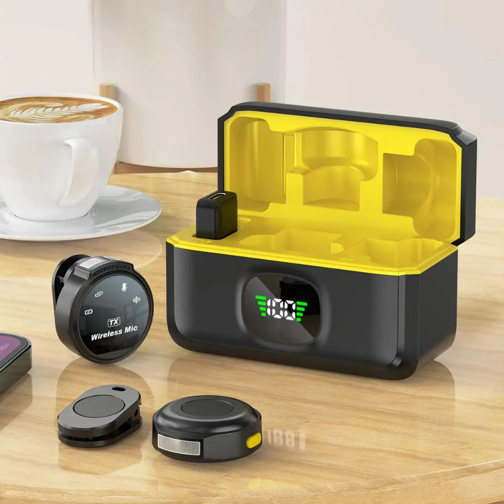 Wireless Lavalier Microphone – Noise Cancelling (iOS/Type-C)